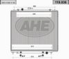 MITSUBISHI MB890956 Radiator, engine cooling